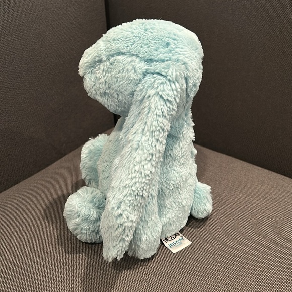 Jellycat Retired Medium Bashful Aqua Bunny - Picture 4 of 6